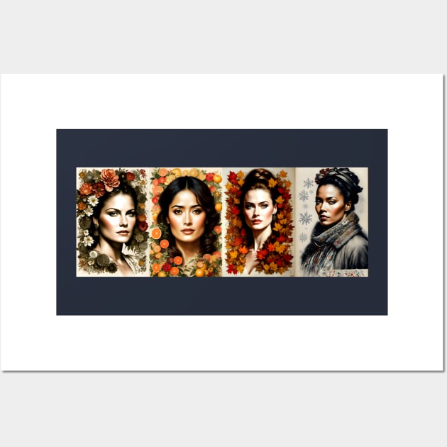 The Four Seasons I Wall Art by popkulturniy